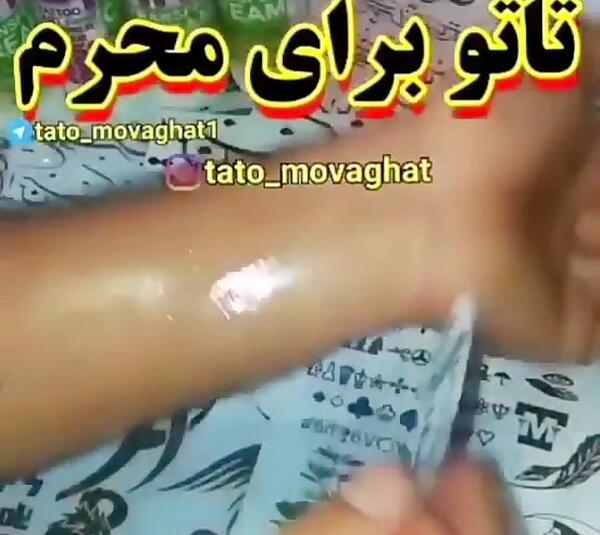 عکس خالکوبی دخترانه با خودکار