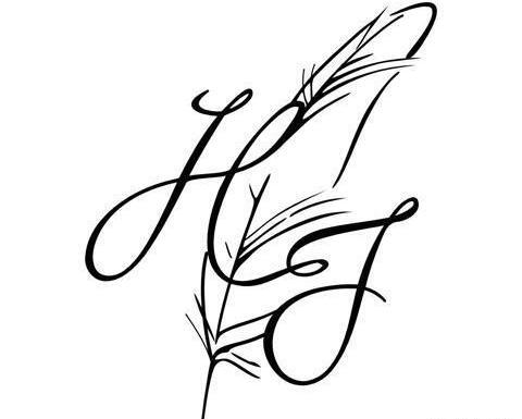 عکس طرح تاتو سگ ساده
