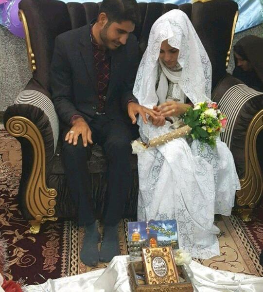 عکس همسر شهید ابراهیم هادی