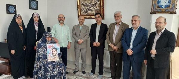 عکس همسر شهید ابراهیم هادی
