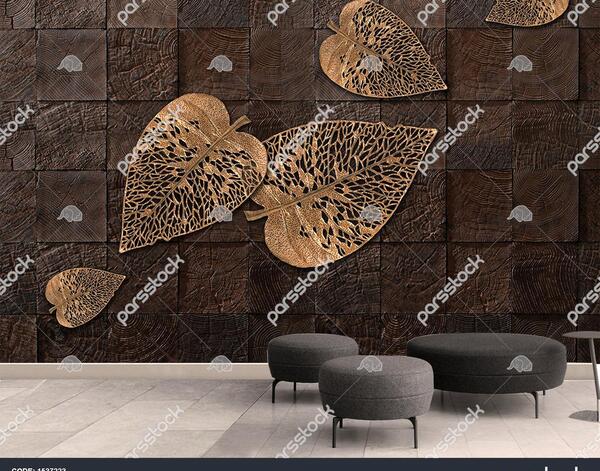 عکس کاغذ دیواری قهوه ای