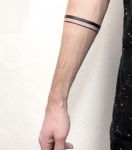 عکس تاتو روی دست پسرانه ساده
