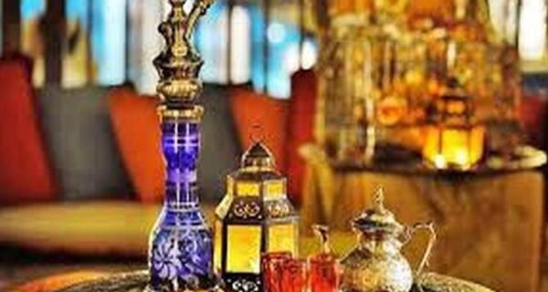 عکس سفره خانه و قلیون