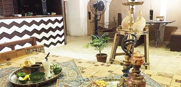 عکس سفره خانه و قلیون