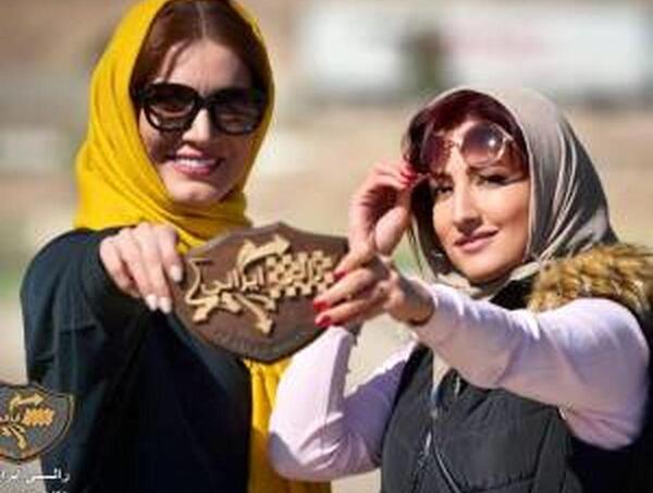 عکس نیوشا ضیغمی در رالی ایرانی