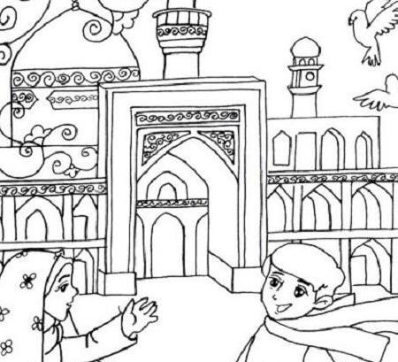 عکس تصاویر حرم امام رضا کودکانه