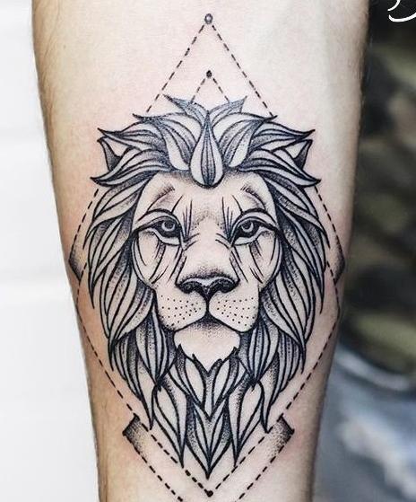 عکس تاتو روی دست گرگ