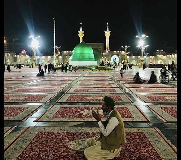 عکس حرم امام رضا صحن