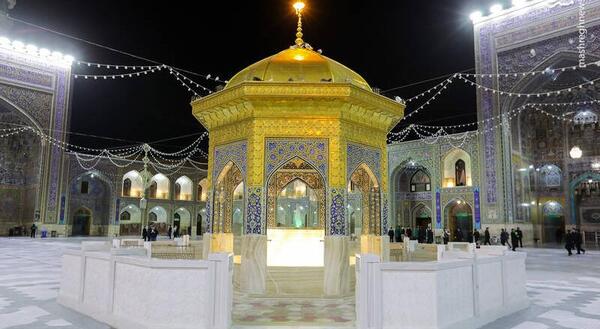 عکس حرم امام رضا صحن