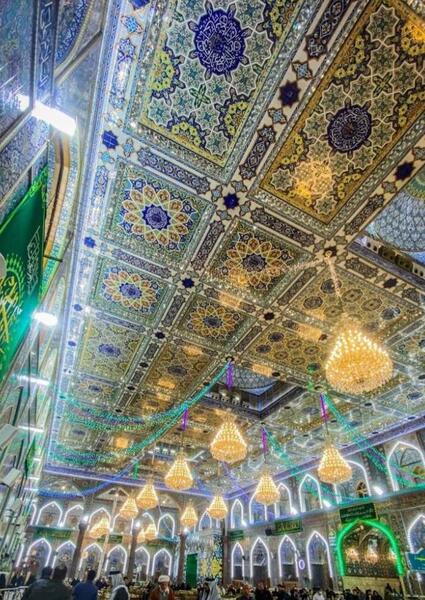 عکس حرم امام حسین برای نقاشی کودکان