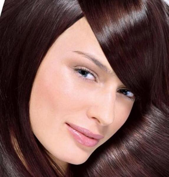 عکس رنگ مو شکلاتی تیره