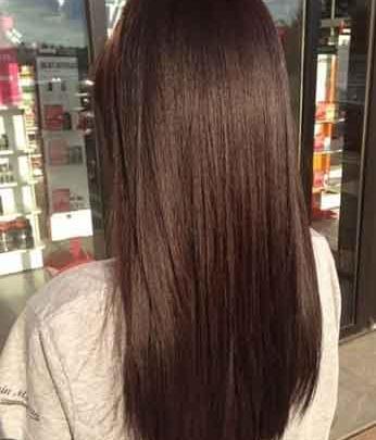 عکس رنگ مو شکلاتی تیره