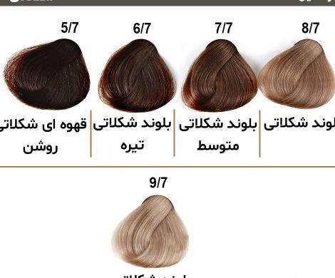 عکس رنگ مو شکلاتی تیره
