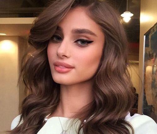 عکس رنگ مو شکلاتی تیره