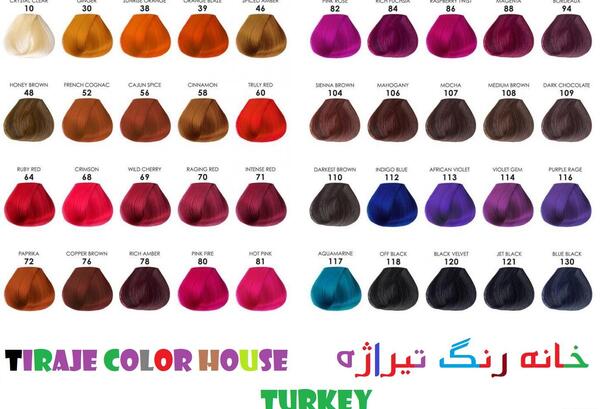 عکس رنگ مو گروه n