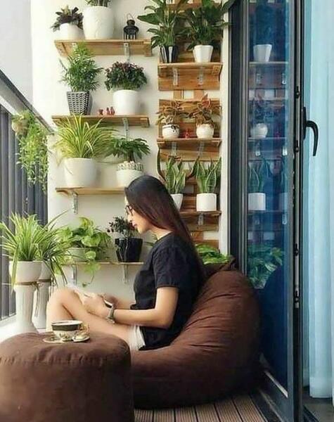 عکس ایده دیزاین بالکن کوچک