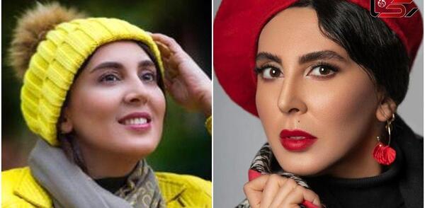عکس لیلا بلوکات با چادر