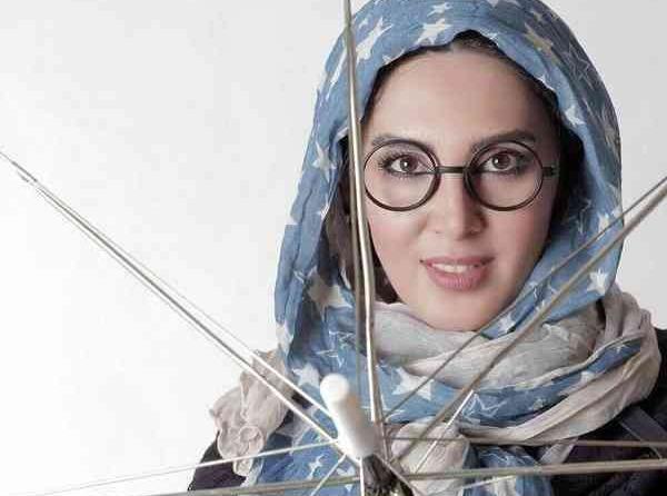عکس لیلا بلوکات با چادر