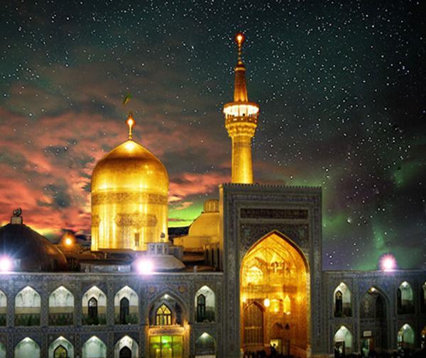 عکس لیلا بلوکات در حرم امام رضا