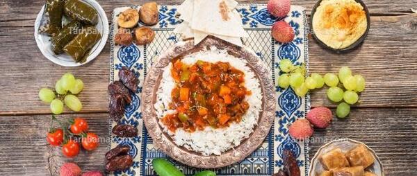 عکس تصویر پس زمینه غذا