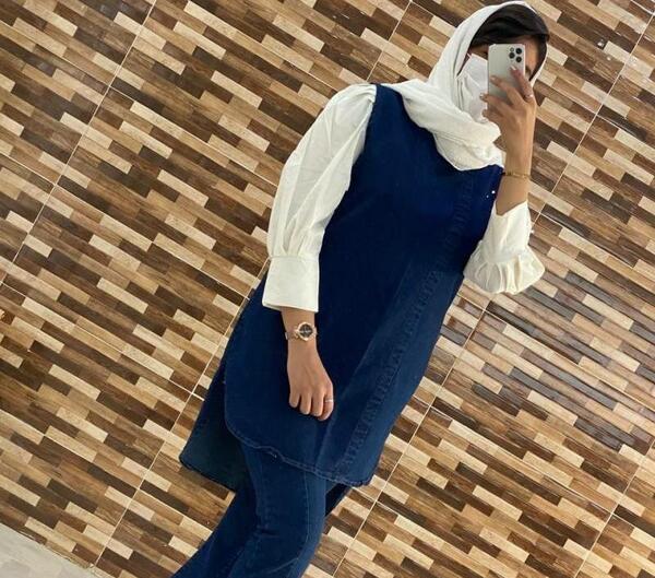 عکس مدل سارافون آستین حلقه ای