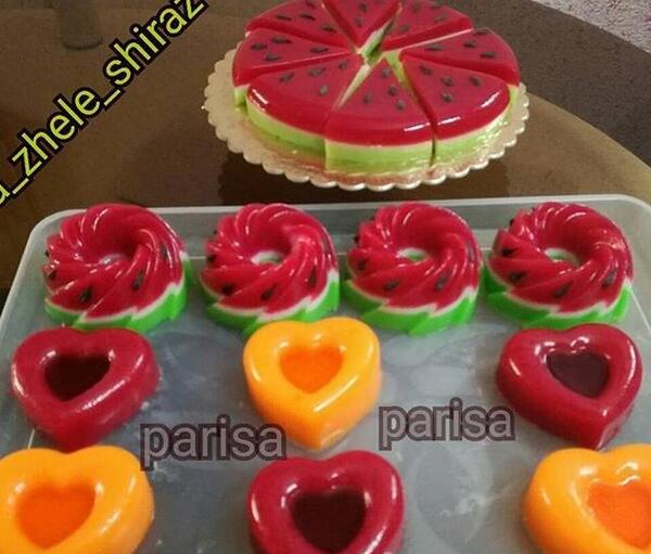 عکس مدل ژله شب یلدا