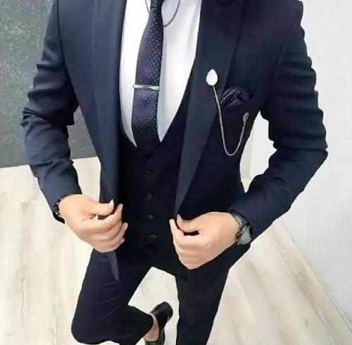 عکس کت و شلوار خط دار