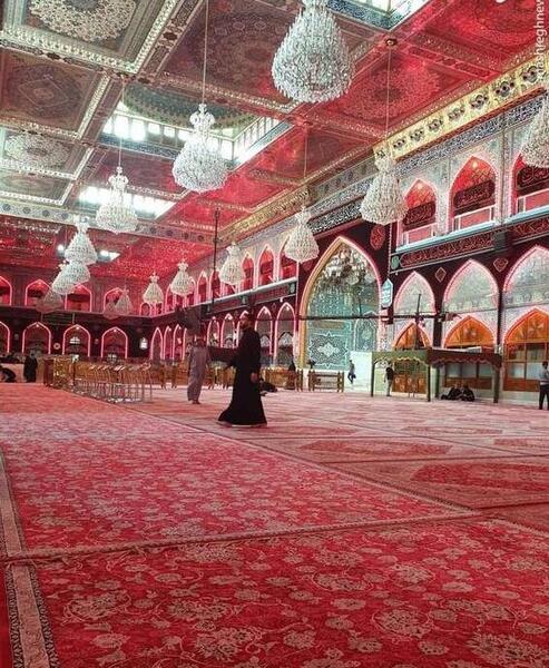 عکس حرم امام حسین در زمان صدام
