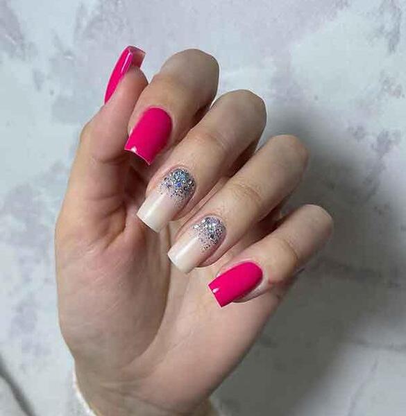 عکس کاشت ناخن تابستانه