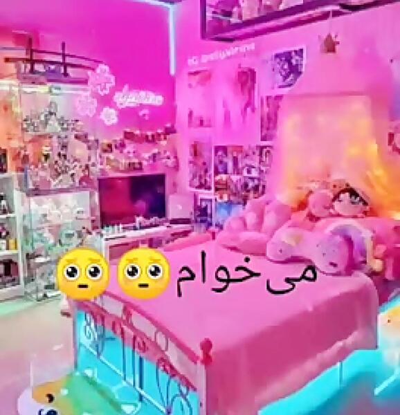 عکس اتاق خواب دخترانه رویایی