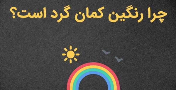 عکس قطرات آب در تشکیل رنگین کمان چیست