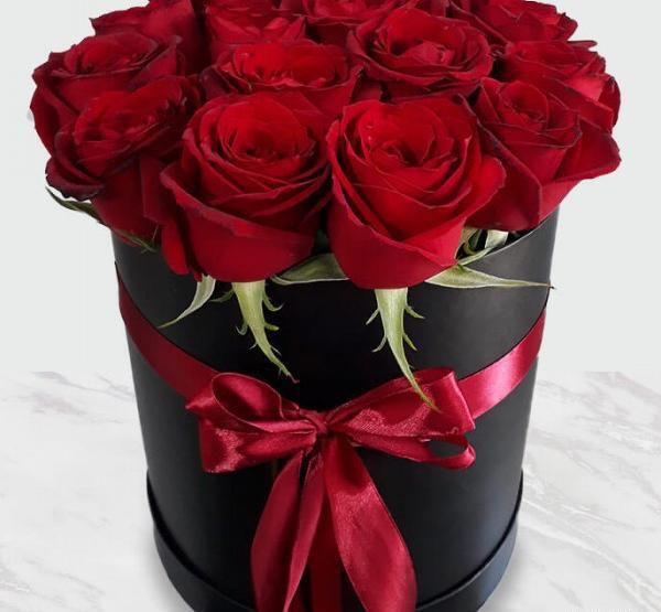 عکس گل رز جعبه