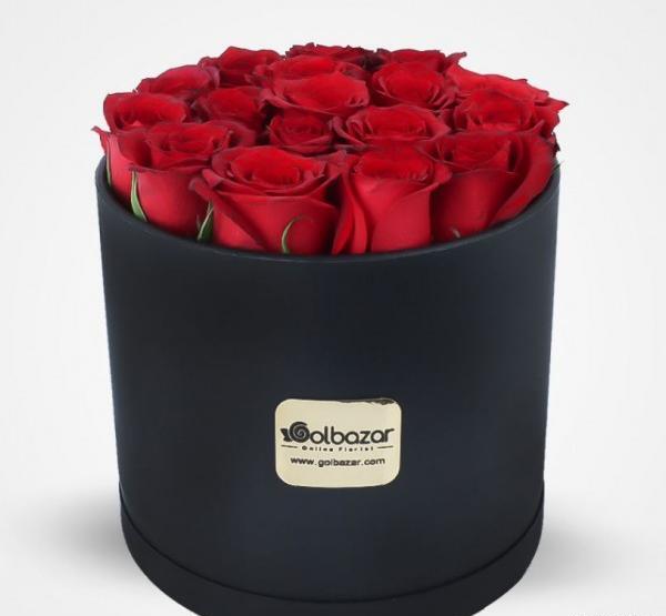 عکس گل رز جعبه