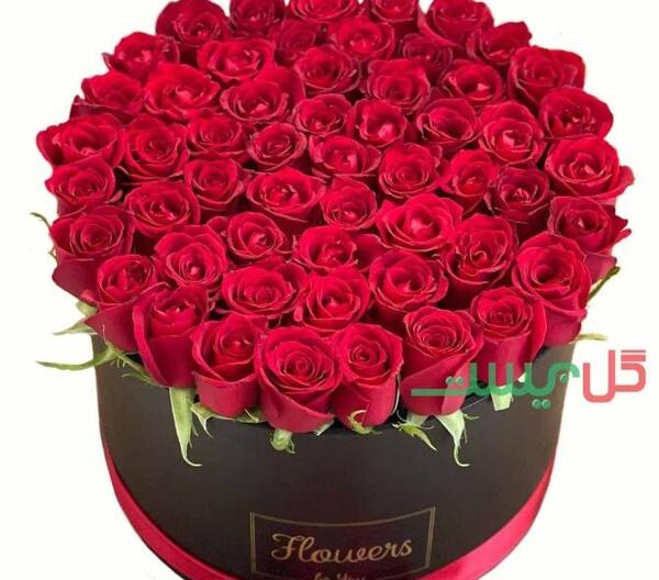 عکس گل رز جعبه