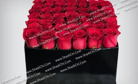 عکس گل رز جعبه