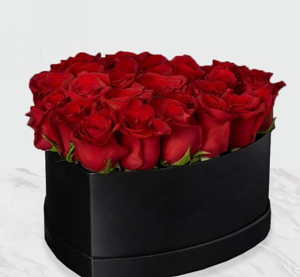 عکس گل رز جعبه