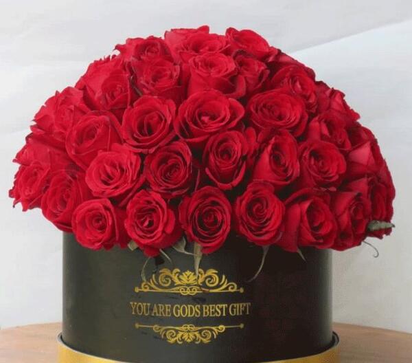 عکس گل رز جعبه