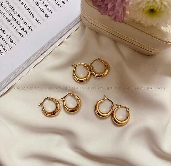 عکس گوشواره نوزادی طلا
