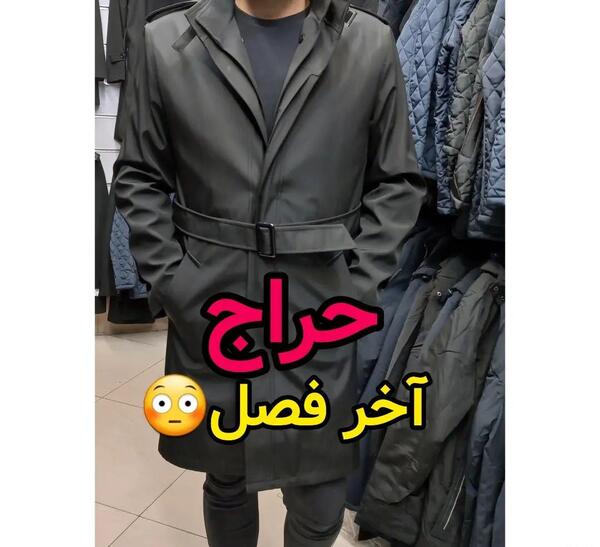 عکس بارانی مردانه