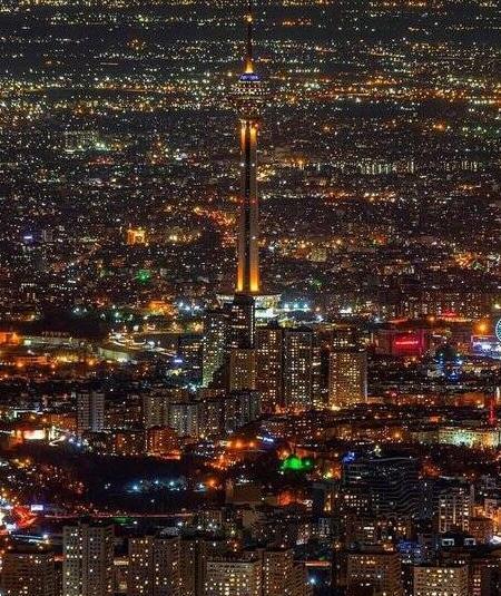 عکس شب از تهران