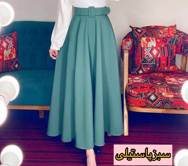 عکس دامن تمام کلوش بلند