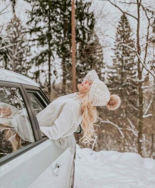 عکس زمستانی دخترونه برای پروفایل