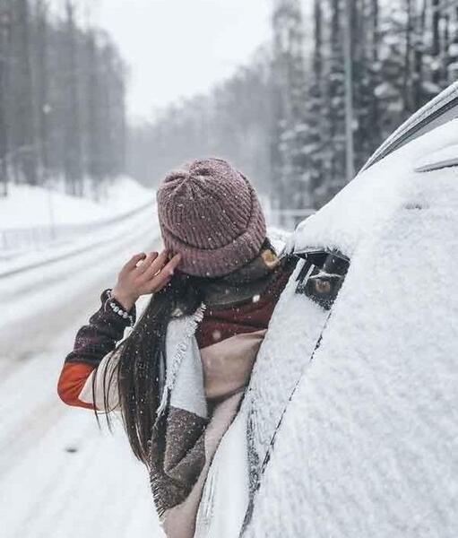 عکس زمستانی دخترونه برای پروفایل