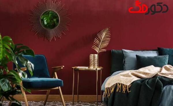 عکس رنگ زرشکی
