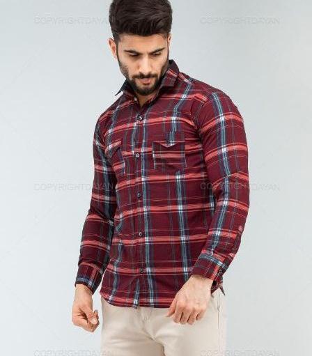 عکس پیراهن چهارخانه مردانه