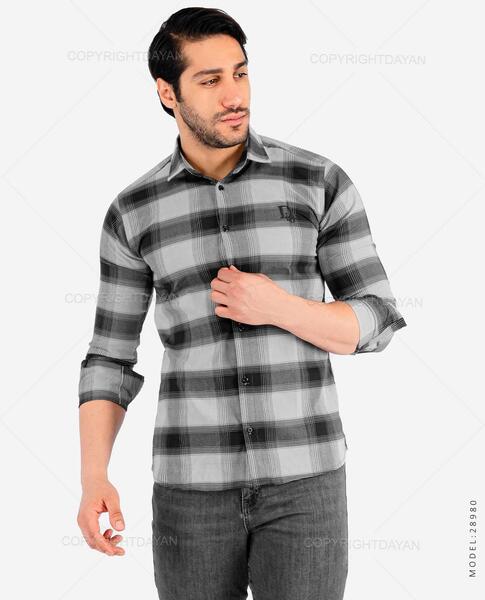 عکس پیراهن چهارخانه مردانه
