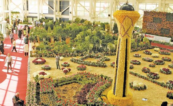 عکس نمایشگاه گل و گیاه بندرعباس