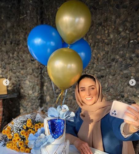 عکس تولد سوگل طهماسبی