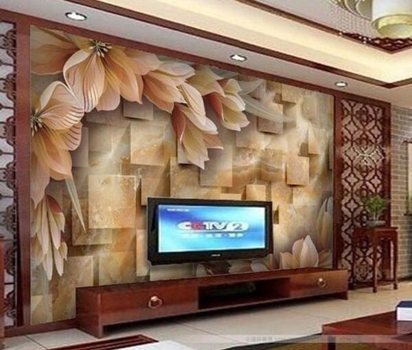 عکس کاغذ دیواری سه بعدی برای پذیرایی