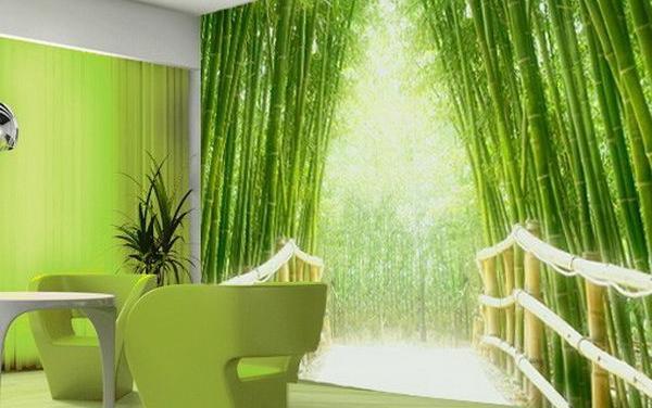 عکس کاغذ دیواری سه بعدی برای پذیرایی